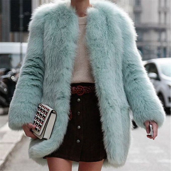 楽天市場】ファーコート フォクス レディース フェイクファーコート