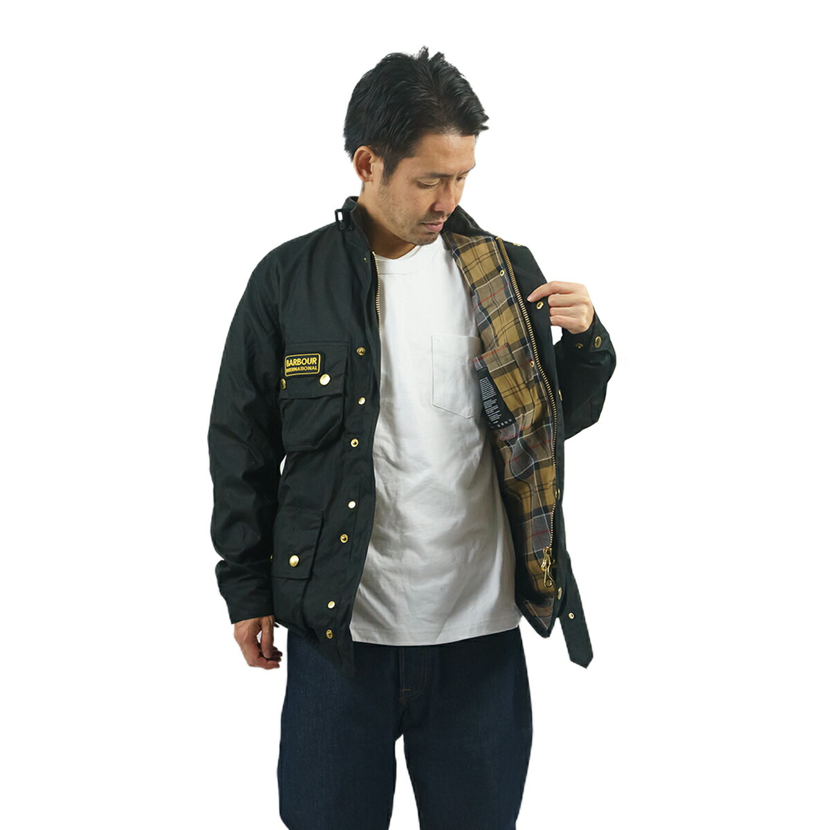 楽天市場】バブアー Barbour インターナショナルジャケット (メンズ 34