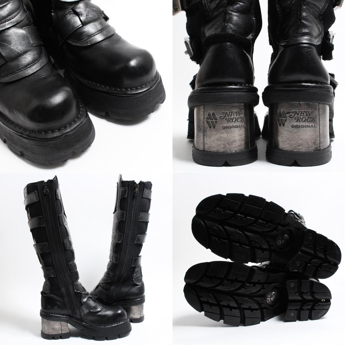 楽天市場】ニューロック NEW ROCK ハイヒールブーツ 39 レディース24.5