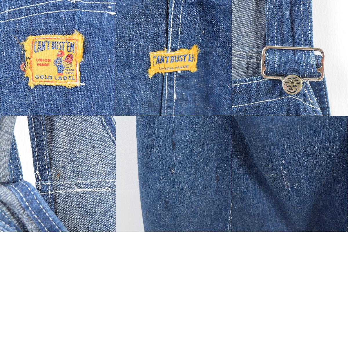 楽天市場】濃紺 40年代 キャントバステム Can't Bust'Em デニム