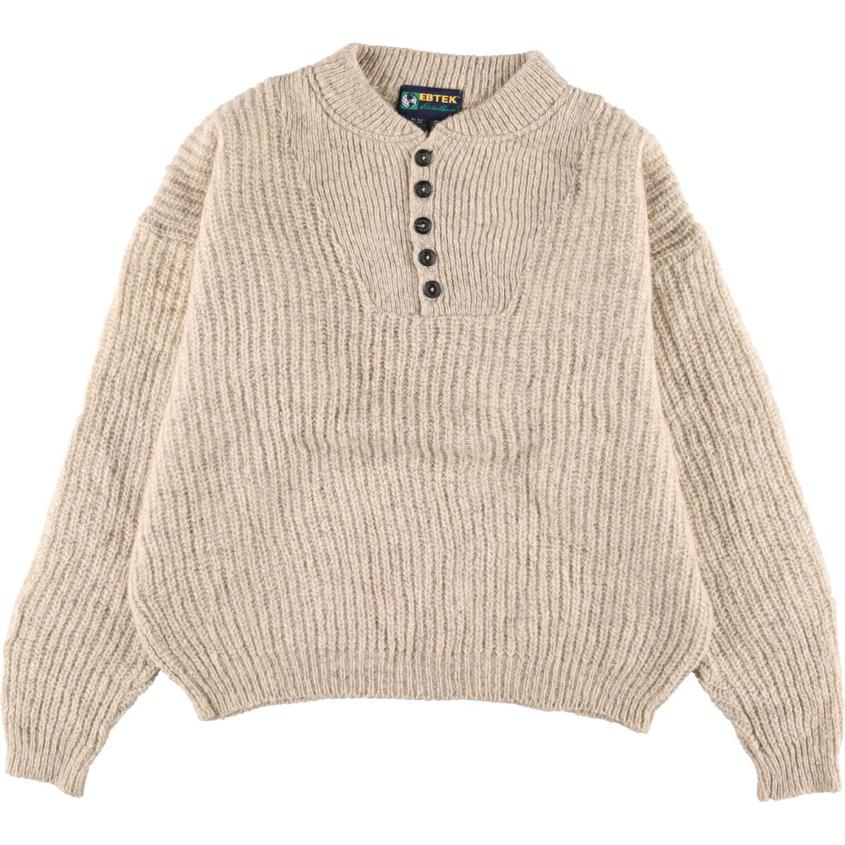 楽天市場】古着 90'S エディーバウアー Eddie Bauer ヘンリーネック