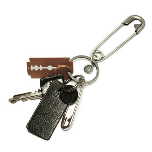 ヘ*ン様 ジャムホームメイド キーチェーンカラビナ シルバー ダイヤ