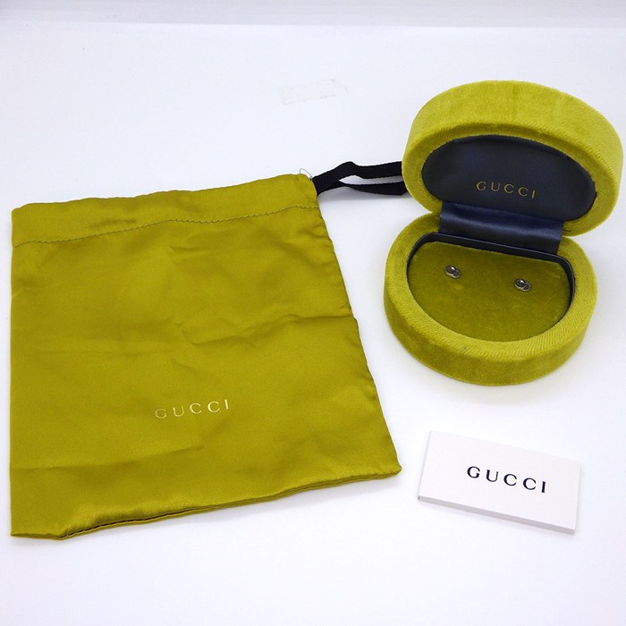 楽天市場】グッチ GUCCI ピアス GG ランニング ロゴ 652219 J8502 9000