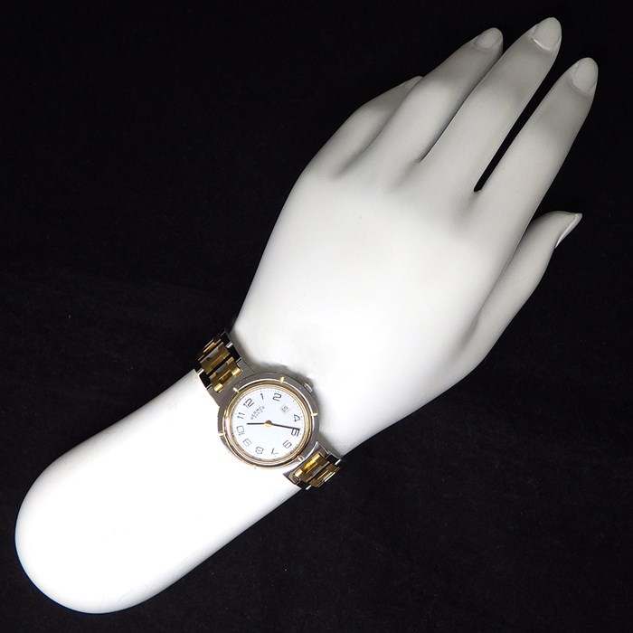 楽天市場】エルメス HERMES 腕時計 クリッパー CL3.440 デイト