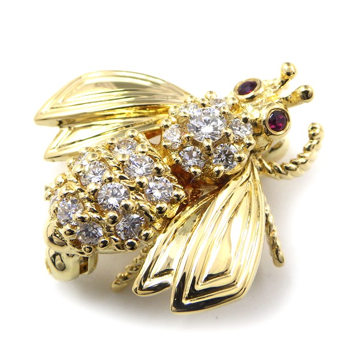 楽天市場】ティファニー Tiffany & Co. ブローチ 蜂モチーフ 2ポイント