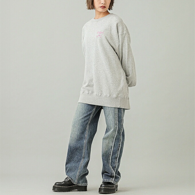 楽天市場】【 X-girl エックスガール 】 X-girl FLAG BIG SWEAT TOP