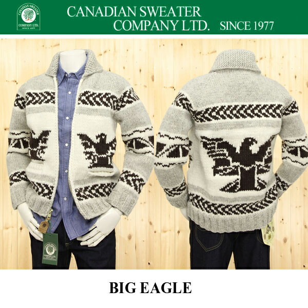 楽天市場】カウチンセーター カナダ カナディアンセーター イーグル
