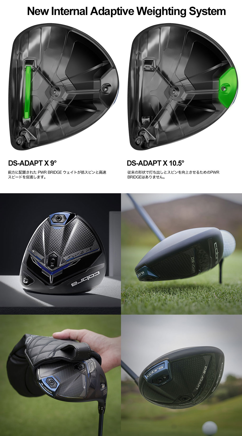 楽天市場】コブラ 2025 DS-ADAPT X Driver ドライバー メンズ 右用