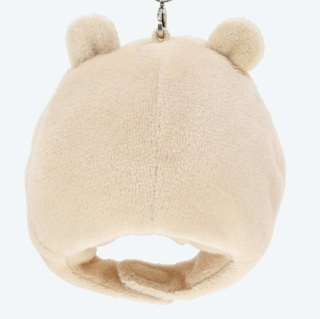 楽天市場】プーさん キーチェーン ベージュ ファンキャップ デザイン