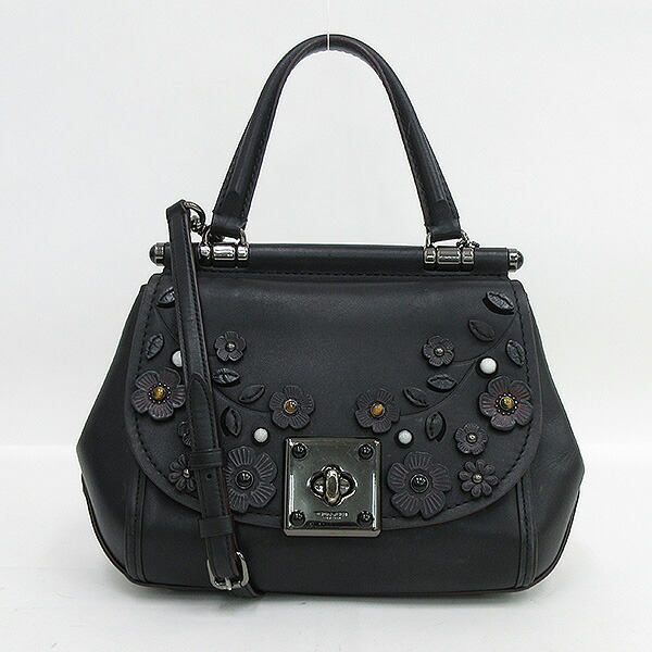 楽天市場】COACH(コーチ) スタッズ フラワー 2WAY/ハンドバッグ/ロング