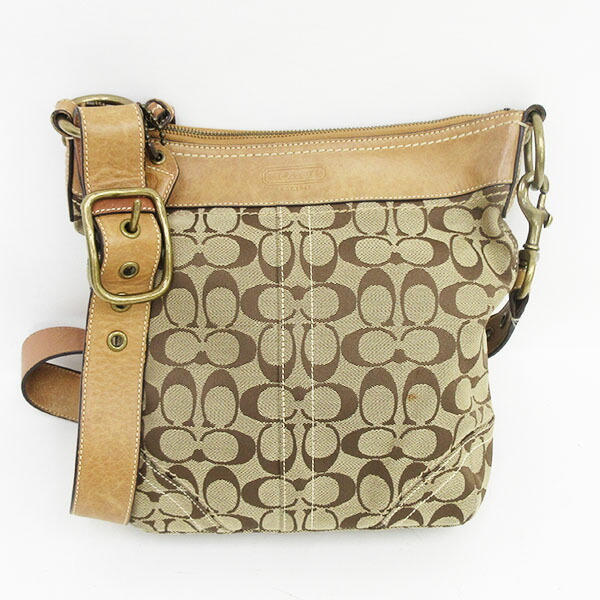 楽天市場】COACH(コーチ) シグネチャー ロングショルダーバッグ 斜め