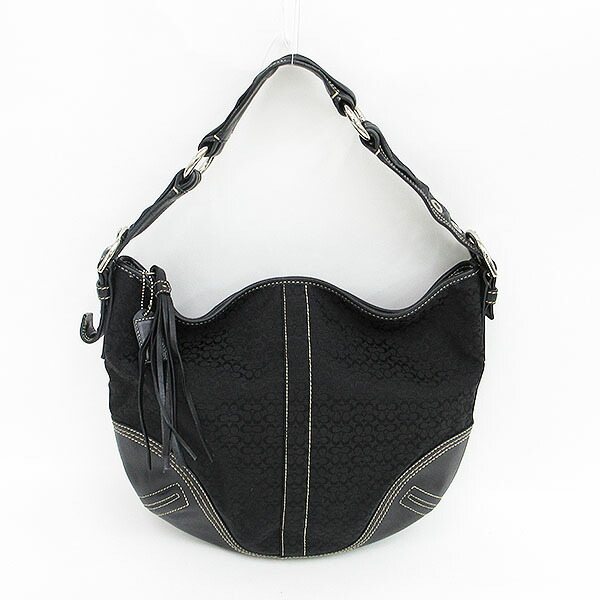 楽天市場】COACH(コーチ) ミニシグネチャー ショルダーバッグ 2158 黒