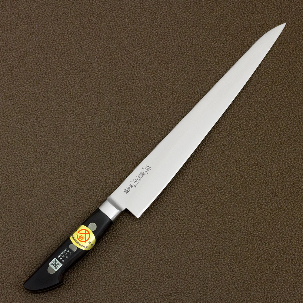 楽天市場】日本鋼 ツバ付 筋引 240mm 實光包丁(堺包丁) 堺 名入れ 日本