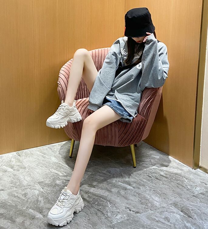 楽天市場】厚底のボリュームソールでスタイルアップ！レディース 厚底