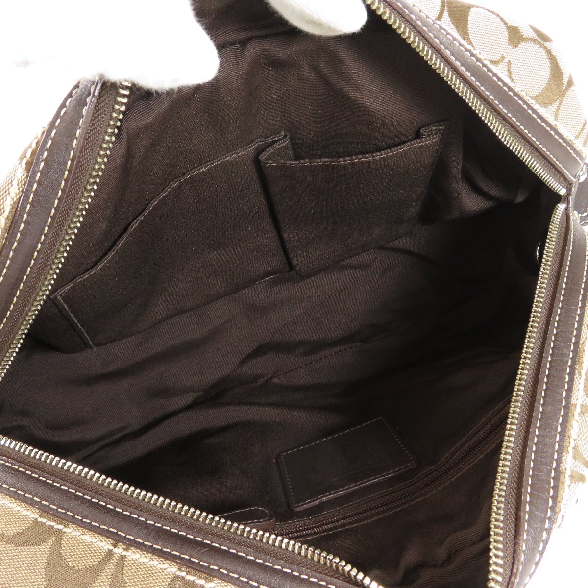 楽天市場】コーチ 10605 シグネチャー トートバッグ キャンバス/レザー