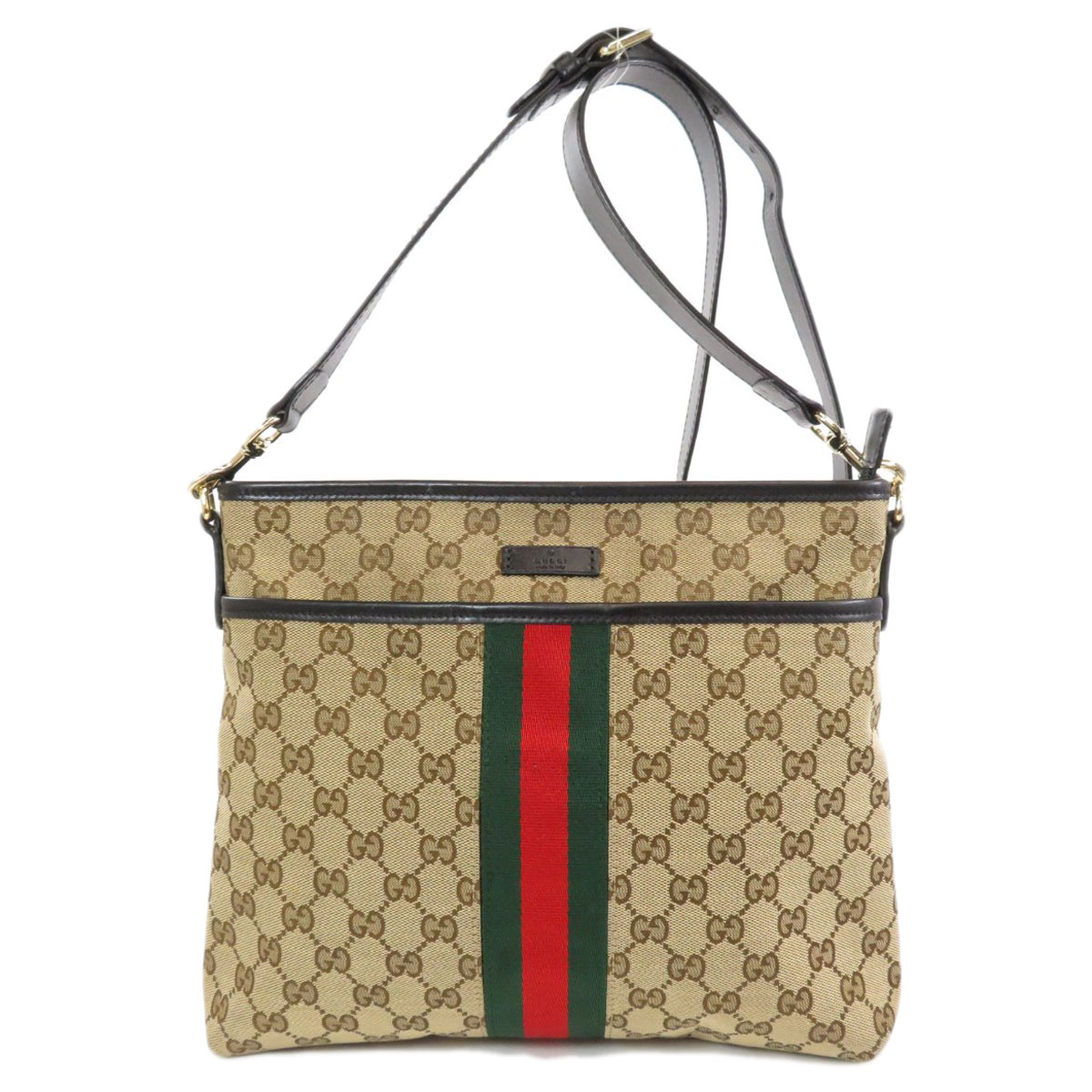 楽天市場】グッチ 388926 GG ショルダーバッグ キャンバス/レザー