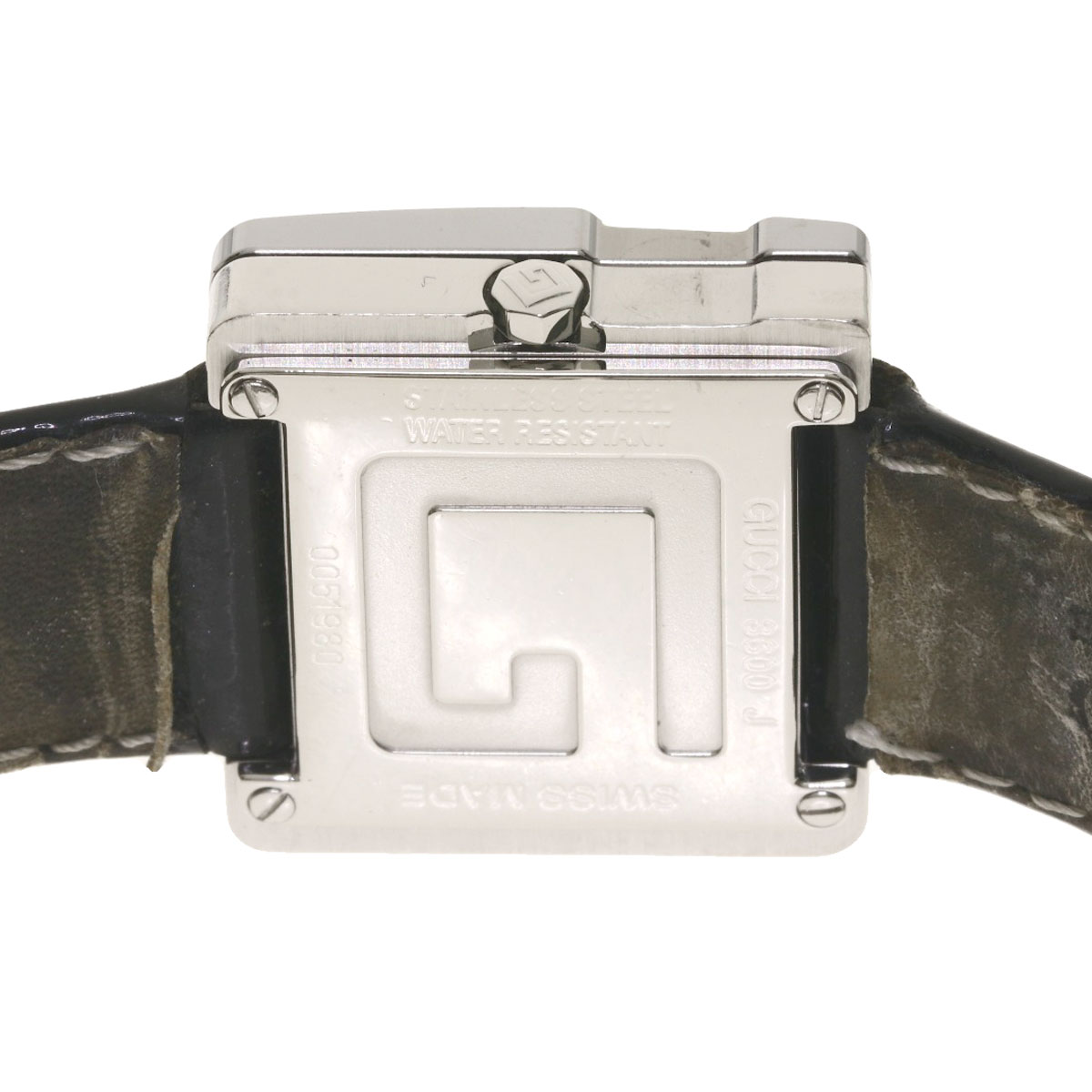 楽天市場】グッチ 3600J Gロゴ スクエアフェイス 腕時計 ステンレス