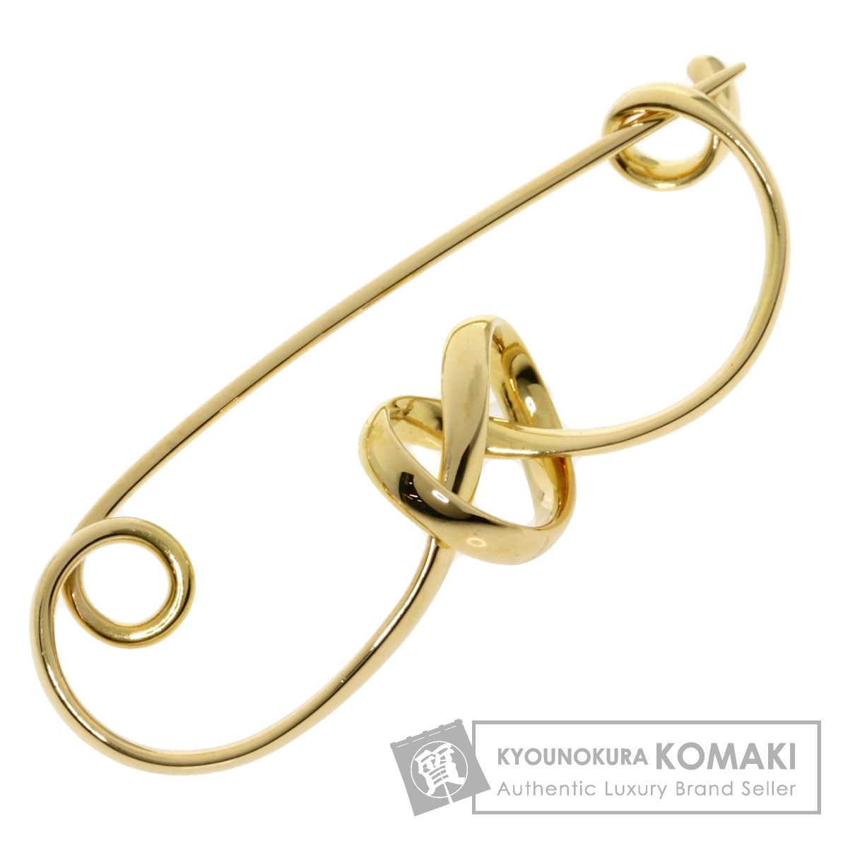 楽天市場】ジョージジェンセン デザインモチーフ ブローチ K18イエロー