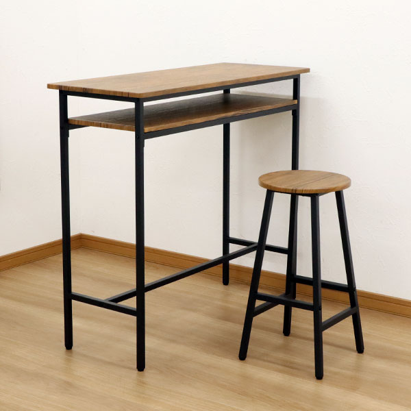 楽天市場】カウンターテーブル 2点セット スツール 1脚 90高 100幅