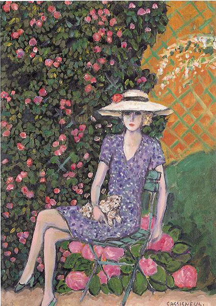 楽天市場】絵画 カシニョール・女性画 インテリア アート : 絵画生活