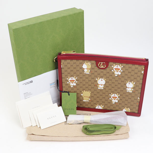 楽天市場】【未使用品】グッチ×ドラえもん【GUCCI×DORAEMON】ミニGG