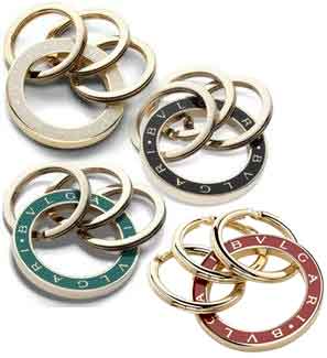 楽天市場】BVLGARI キーリング ブルガリブルガリゴールド 3連リング