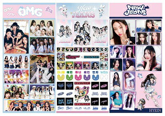 楽天市場】【おまけ付き】NewJeans ステッカー【OMG + GET UP】シール