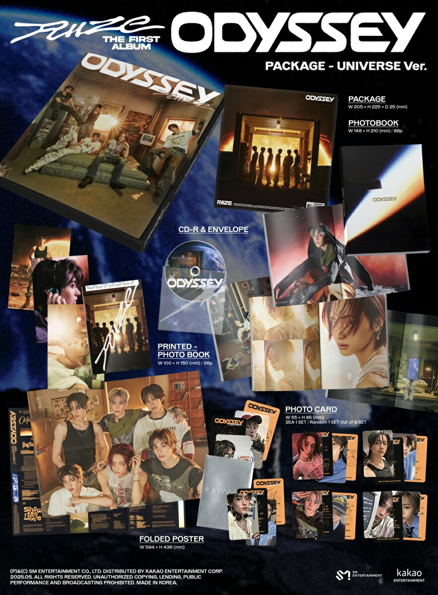 楽天市場】【おまけ付き】RIIZE [ODYSSEY] PACKAGE Ver. ライズ