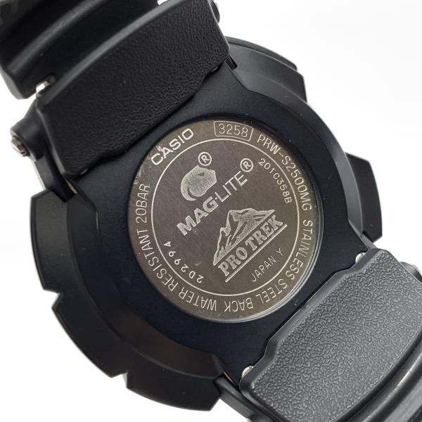楽天市場】CASIO カシオ 腕時計 PRW-S2500MG-1JR MAG-LITE マグライト