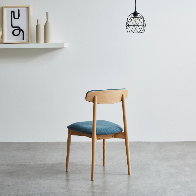 楽天市場】F7-117NA ダイニングチェア ブルー ダイニングチェア 木製
