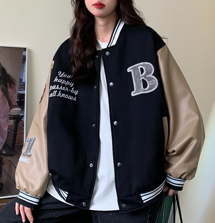 楽天市場】2色 ベースボールジャケット スタジャン スカジャン