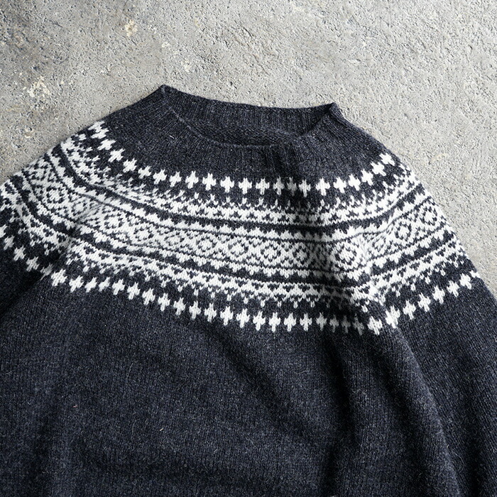 ドレイクス Drake's シェットランドニット ケーブルニット Drakes