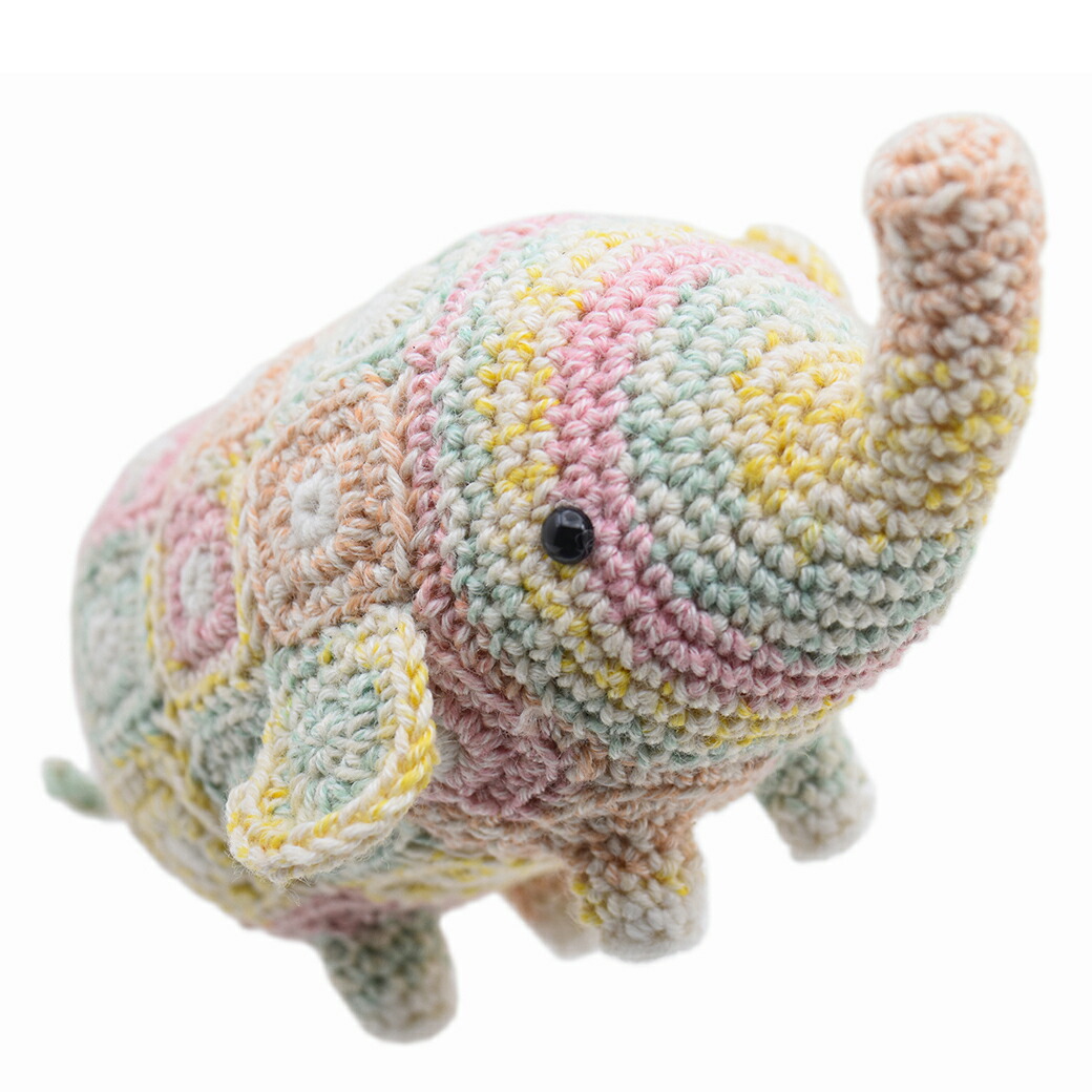 楽天市場】【NHT-31】内藤商事 ゾウのクルト 編みぐるみキット ≪毛糸+