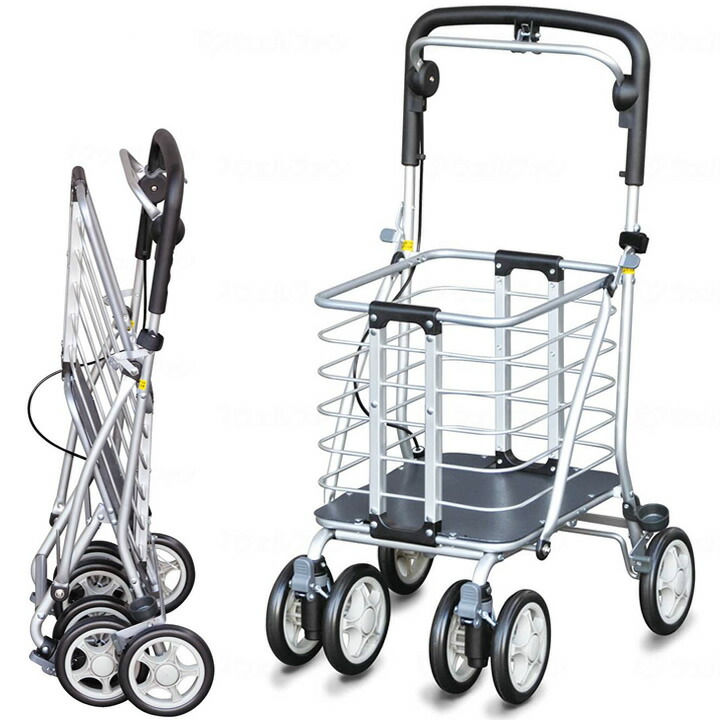 楽天市場】シルバーカー アルミワゴンM-II 須恵廣工業 No.136 手押し車