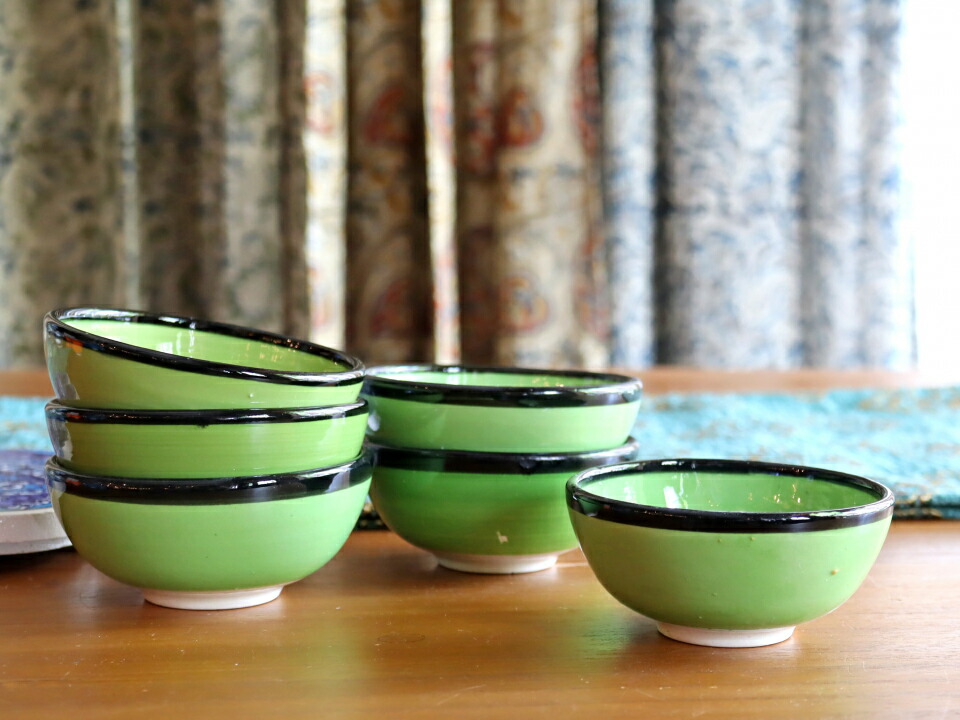 楽天市場】トルコ製 ボウル 小物入れ (キュタフヤ陶器) 8cm グリーン