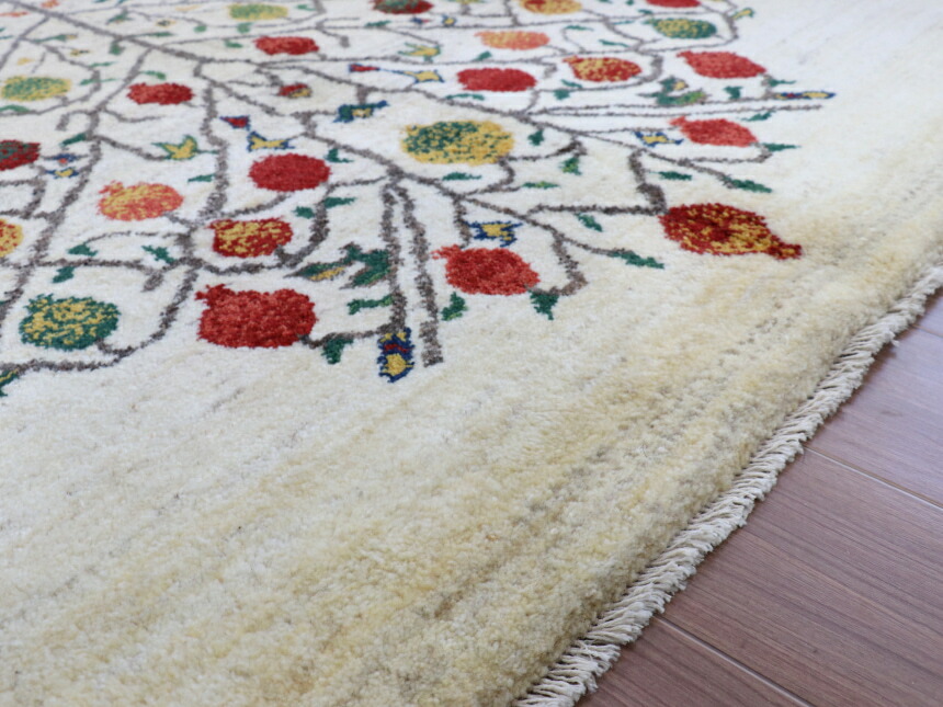 楽天市場】ギャッベ イラン製 カシュガイ族手織り 200×155cm