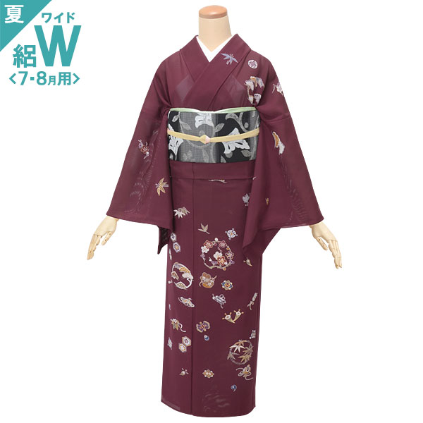 楽天市場】絽【レンタル】【夏用】訪問着 レンタル 着物レンタル