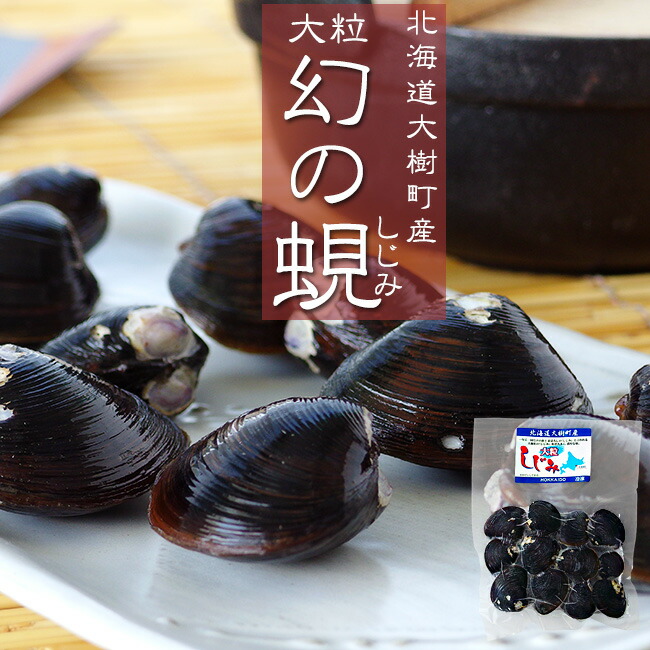 楽天市場】まぼろしのしじみ300g【北海道大樹町産幻の蜆】大粒のシジミ