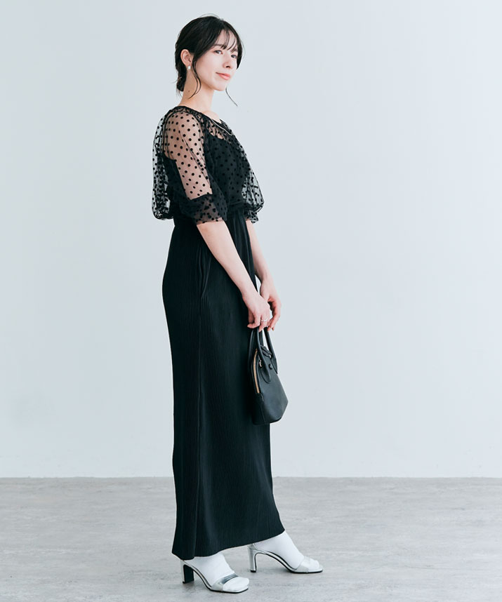 楽天市場】【OUTLET SALE】トップス《キャミ付きシアードット長袖