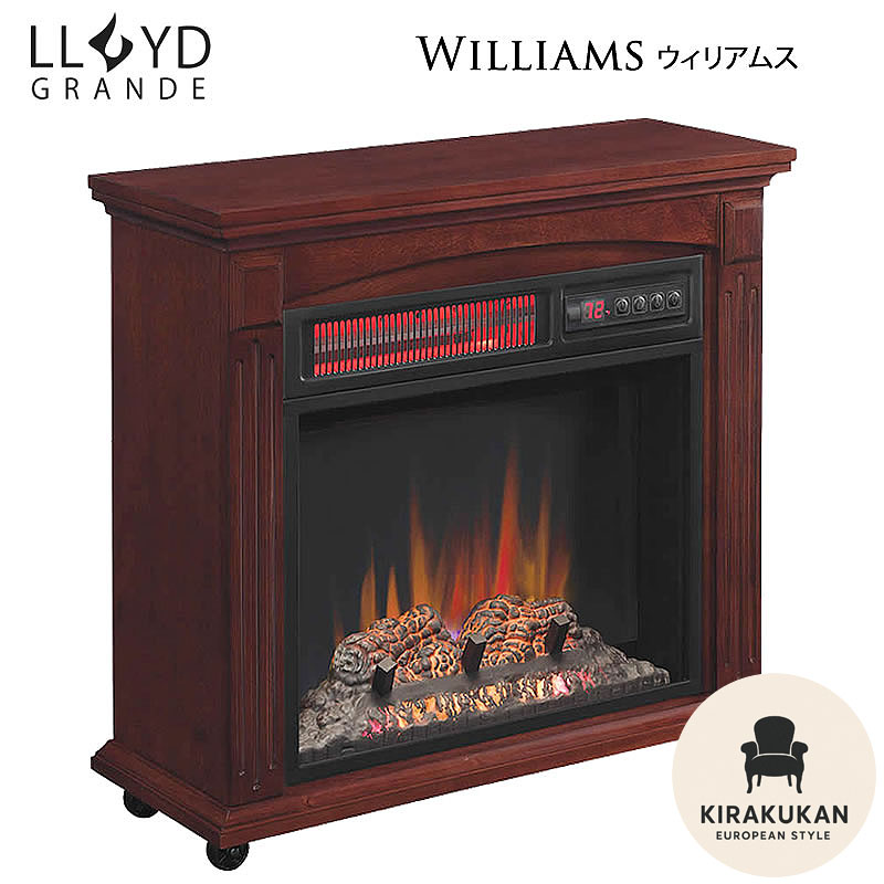 楽天市場】電気式暖炉 ロイドグランデ ウィリアムス 18インチ 遠赤外線