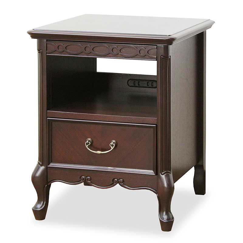 楽天市場】東海家具フルール Fleur DM ナイトテーブル コンセント付 開