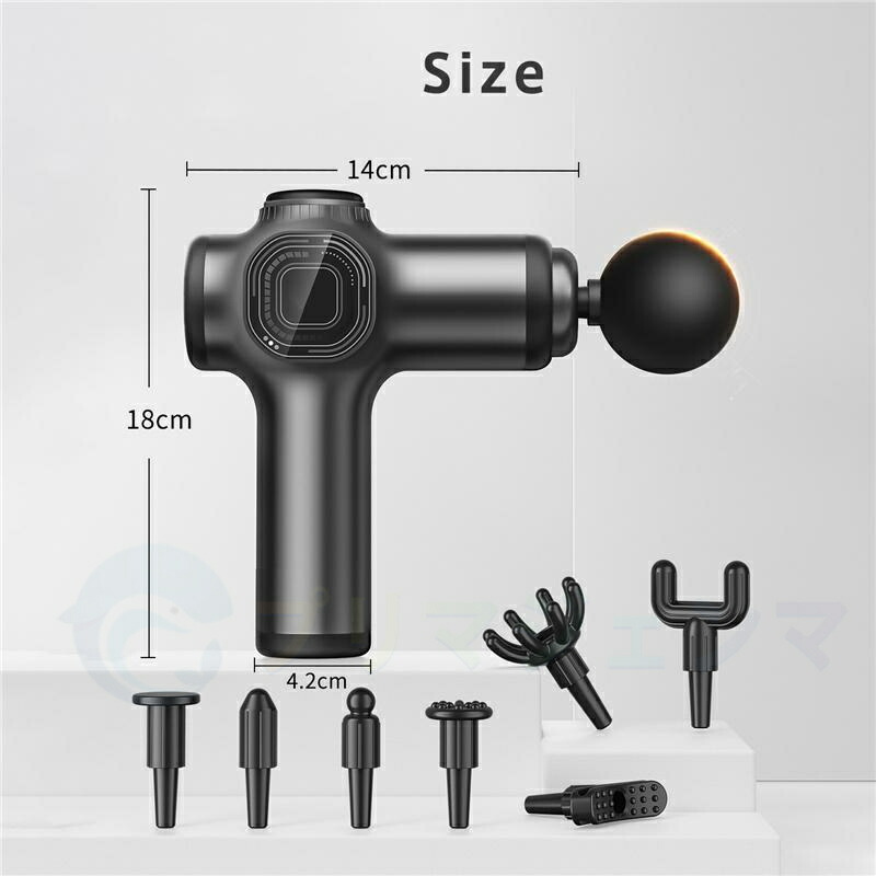 楽天市場】＼セール続き10％オフ！／筋膜リリースガン 首こり 8種類