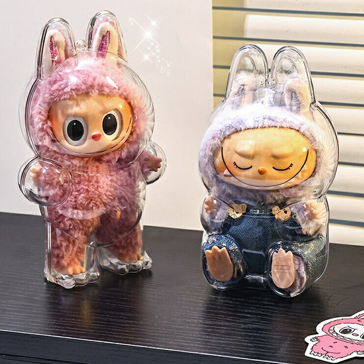 楽天市場】おもちゃ保護ケース LABUBU ラブブ 第1/2/3世代 クリア 透明