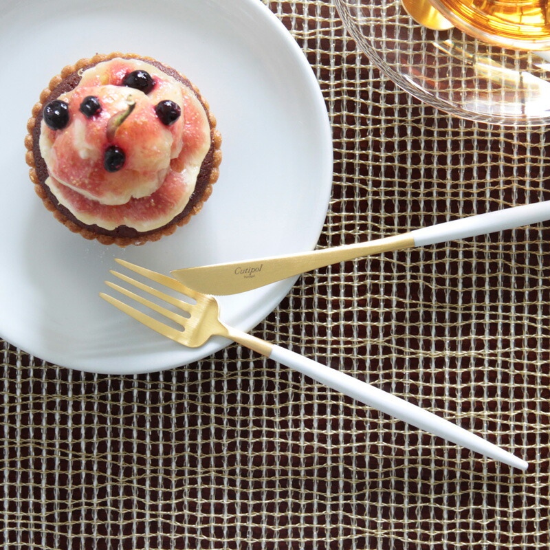 楽天市場】クチポール GOA ホワイトゴールド デザートフォーク 正規品