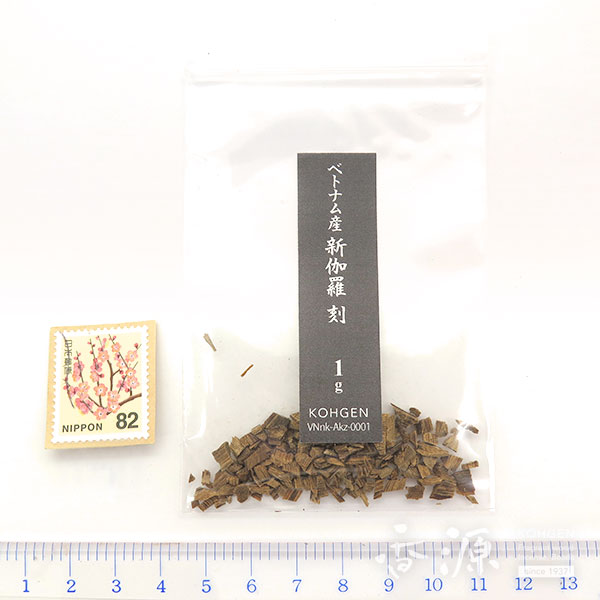 楽天市場】[送料無料]香木 伽羅 新伽羅 刻 1g : お香・線香・香木の