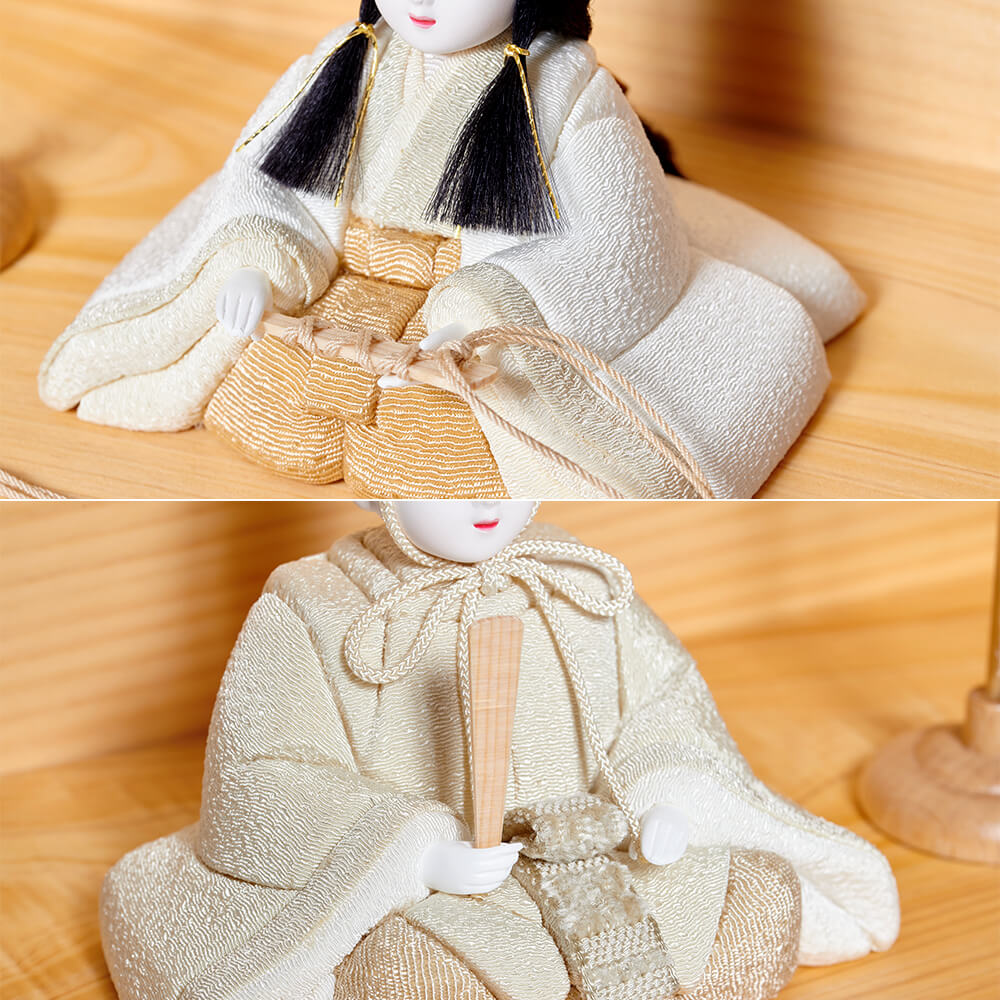 楽天市場】人形 インテリア 壁掛け 飾台付き 伝統工芸品 お雛様 江戸