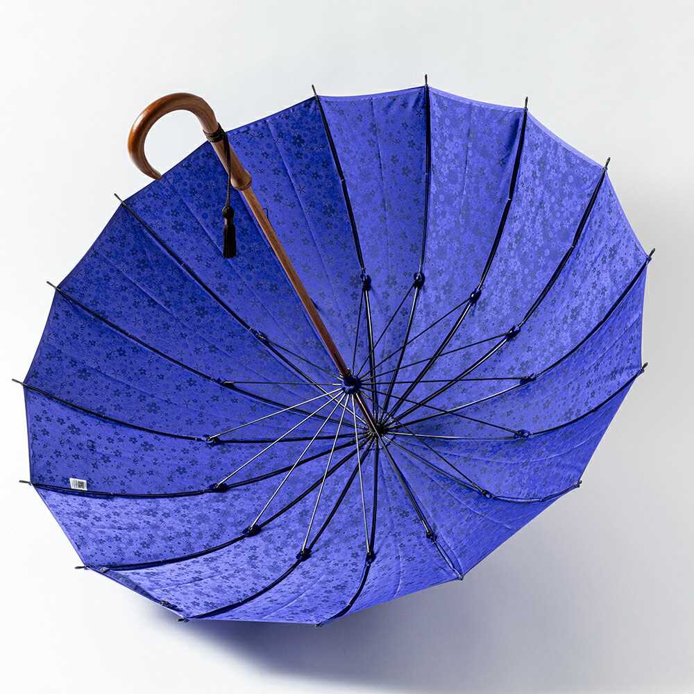 楽天市場】雨傘 日傘 防撥水加工 UV加工 晴雨兼用ジャガード織小花 16