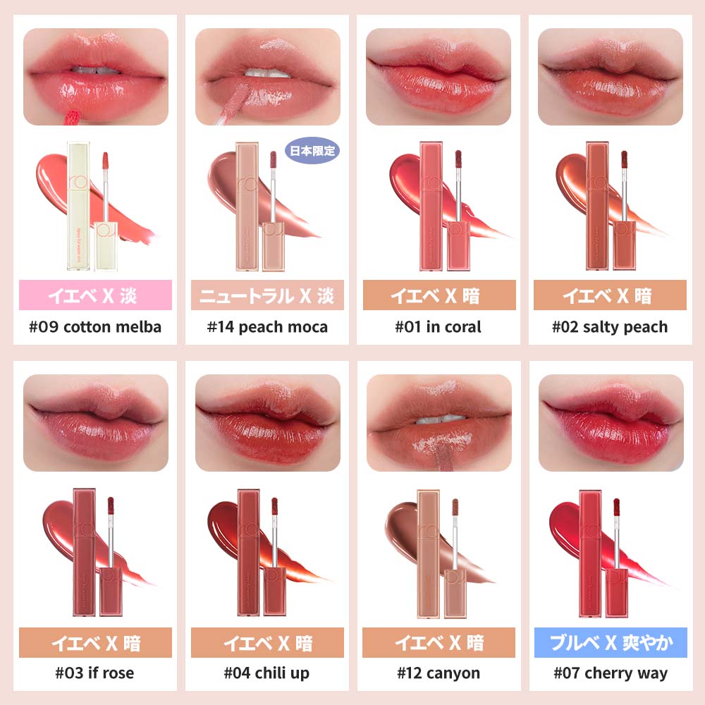 楽天市場】【rom&nd】デュイフルウォーターティント romand Dewy ful