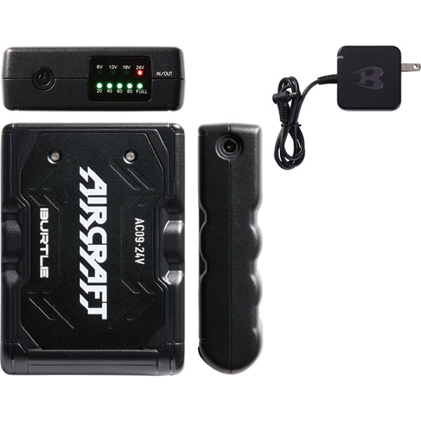 楽天市場】☆BURTLE/バートル AC09 AIR CRAFT 24Vリチウムイオン