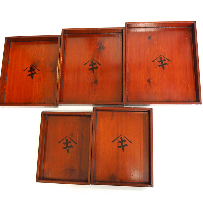 ○古道具○木箱 木製収納箱 インテリア アンティーク 江戸 明治 大正